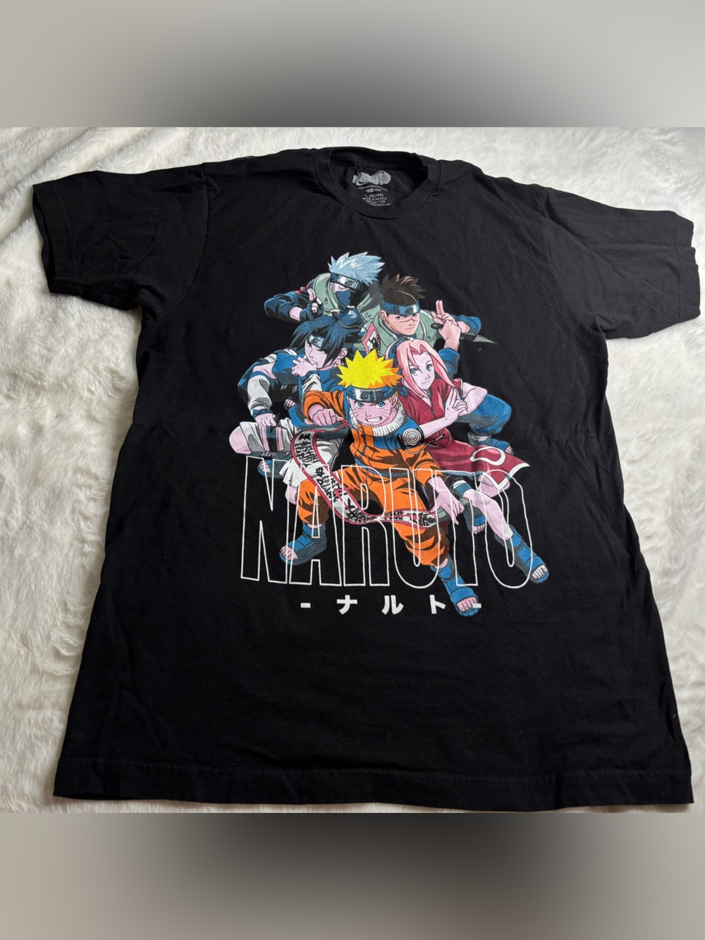 Naruto Team Graphic Tee - Black